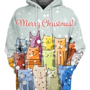 Happy Cats Family - All Over Apparel - Hoodie / S - www.secrettees.com