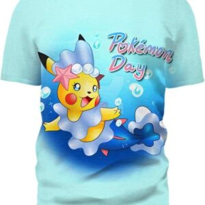 Happy Pokemon Day - All Over Apparel - T-Shirt / S - www.secrettees.com
