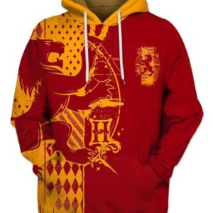 Harry Potter Gryffindor - All Over Apparel - Hoodie / S - www.secrettees.com