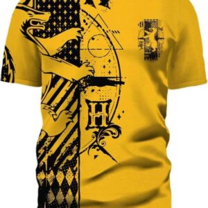 Harry Potter Hufflepuff - All Over Apparel - T-Shirt / S - www.secrettees.com