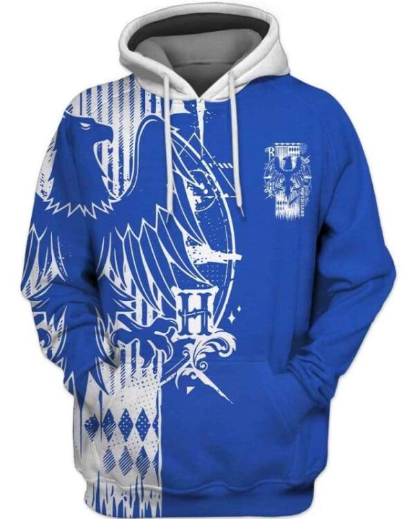 Harry Potter Ravenclaw - All Over Apparel - Hoodie / S - www.secrettees.com
