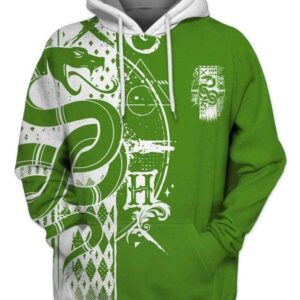 Harry Potter Slytherin - All Over Apparel - Hoodie / S - www.secrettees.com