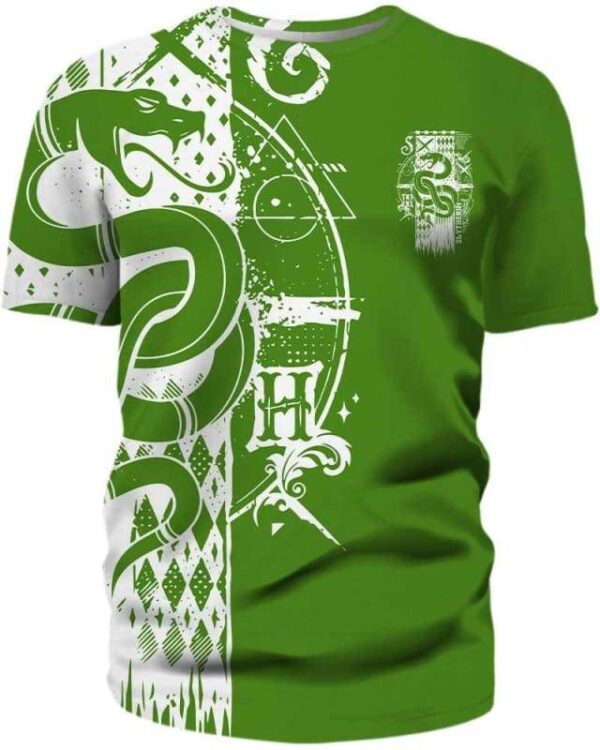 Harry Potter Slytherin - All Over Apparel - T-Shirt / S - www.secrettees.com