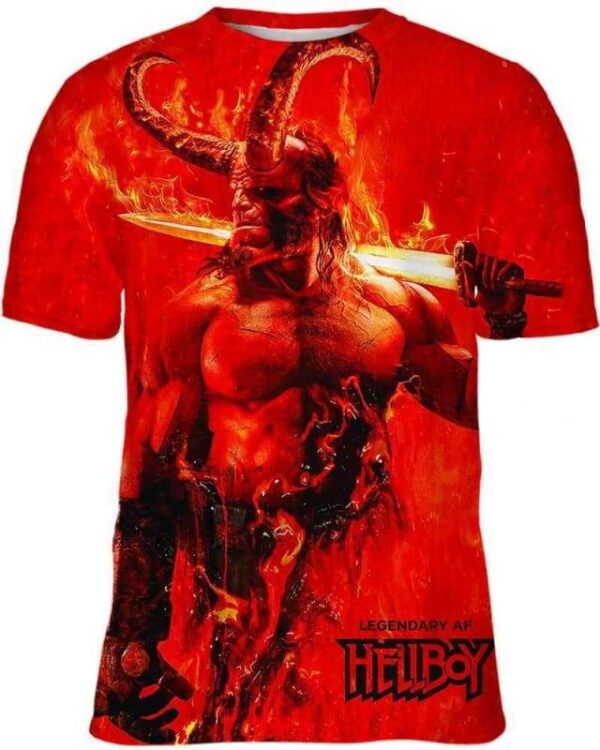 Hellboy - All Over Apparel - Kid Tee / S - www.secrettees.com