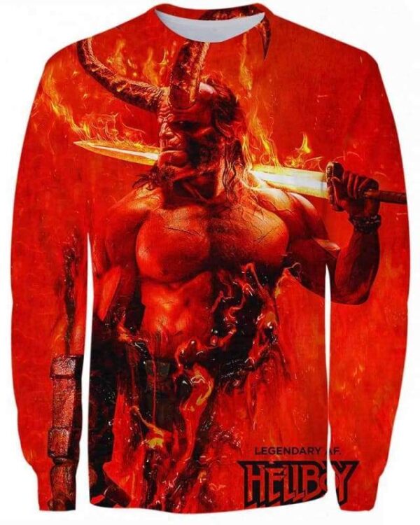 Hellboy - All Over Apparel - Sweatshirt / S - www.secrettees.com