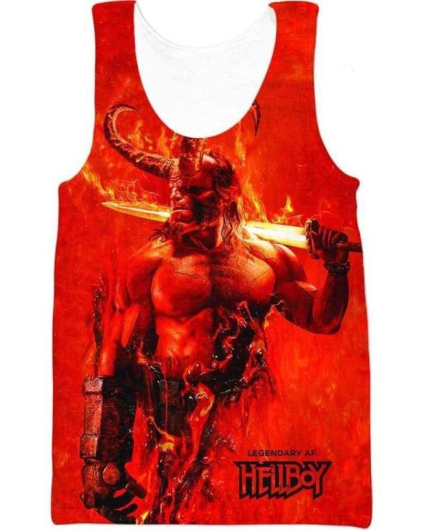 Hellboy - All Over Apparel - Tank Top / S - www.secrettees.com