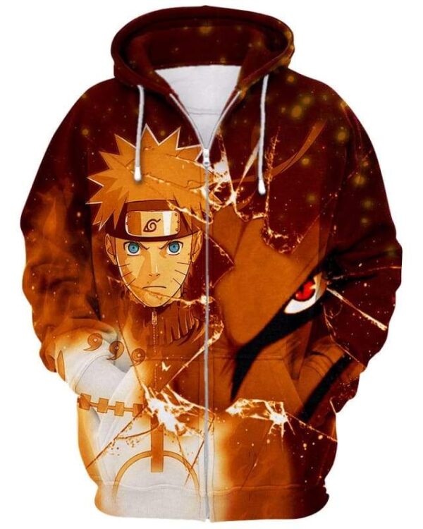 Hero Of The Hidden Leaf - All Over Apparel - Zip Hoodie / S - www.secrettees.com