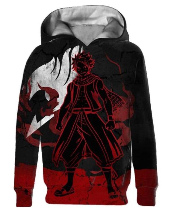 Heroic Dragneel - All Over Apparel - Kid Hoodie / S - www.secrettees.com