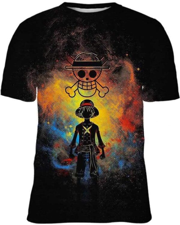 Heroic Luffy - All Over Apparel - Kid Tee / S - www.secrettees.com