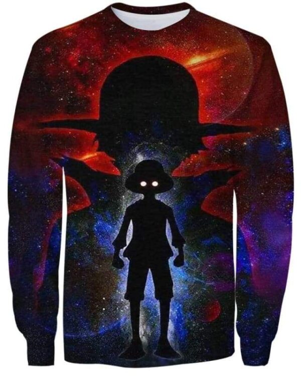 Heroic Silhouette - All Over Apparel - Sweatshirt / S - www.secrettees.com