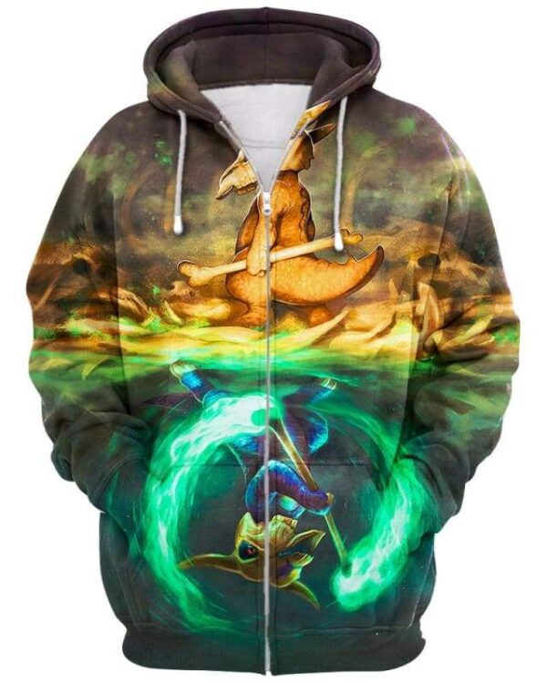 Hidden Power - All Over Apparel - Zip Hoodie / S - www.secrettees.com