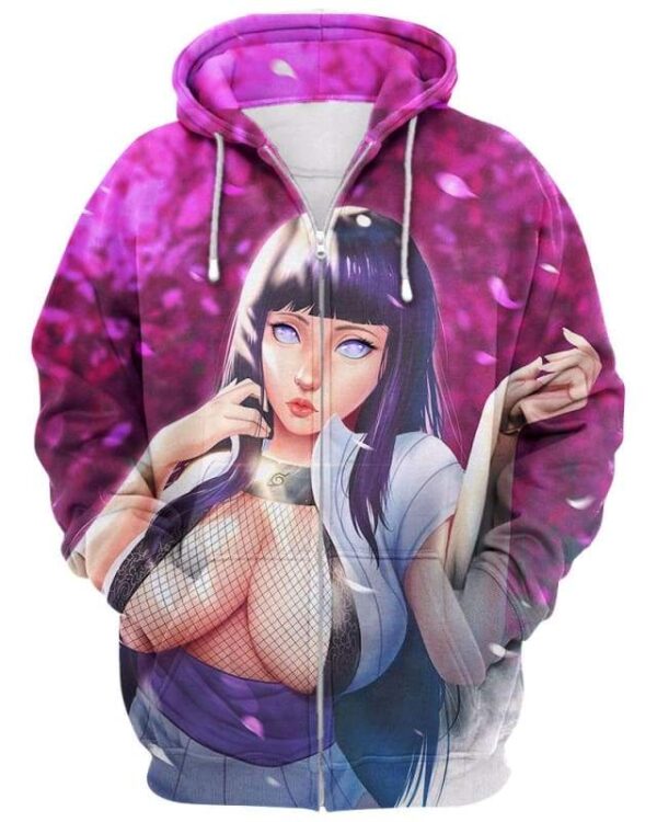 Hinata - All Over Apparel - Zip Hoodie / S - www.secrettees.com