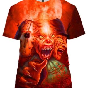 Horrorible Killers - All Over Apparel - T-Shirt / S - www.secrettees.com