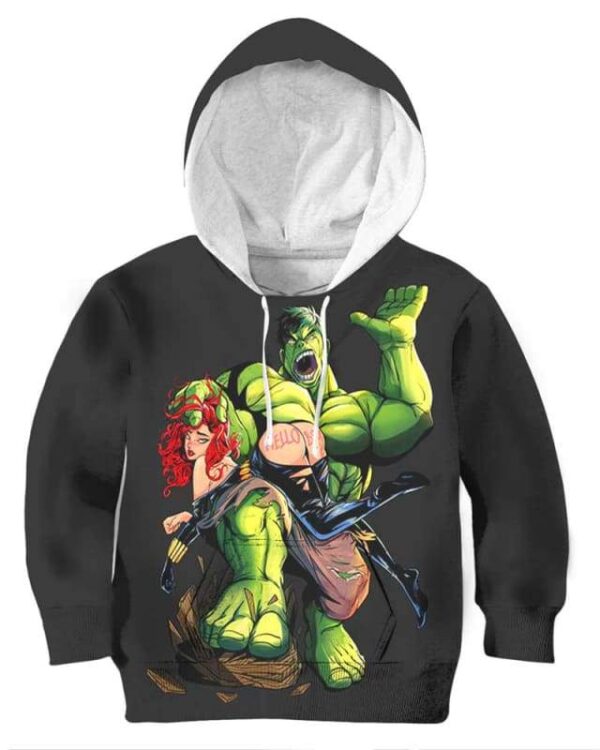 Hulk & Black Widow Sculaccia - All Over Apparel - www.secrettees.com