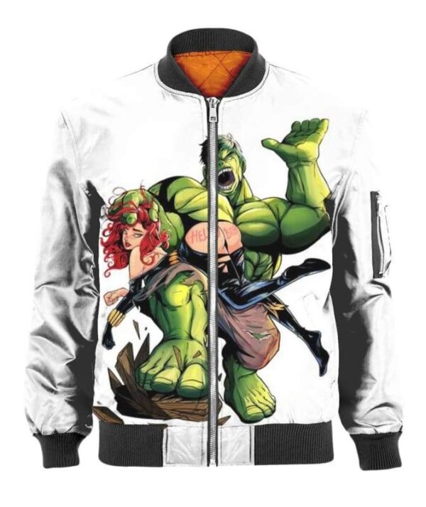 Hulk & Black Widow Sculaccia - All Over Apparel - Bomber / S - www.secrettees.com