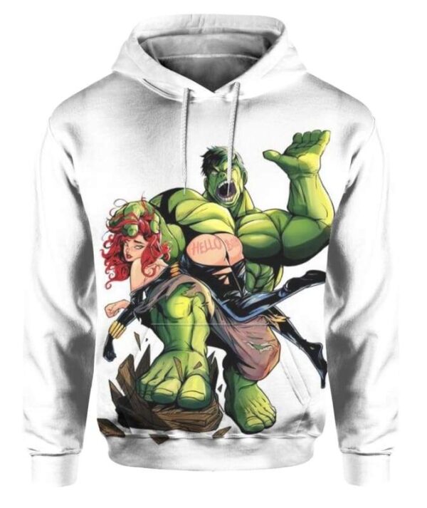 Hulk & Black Widow Sculaccia - All Over Apparel - Hoodie / S - www.secrettees.com