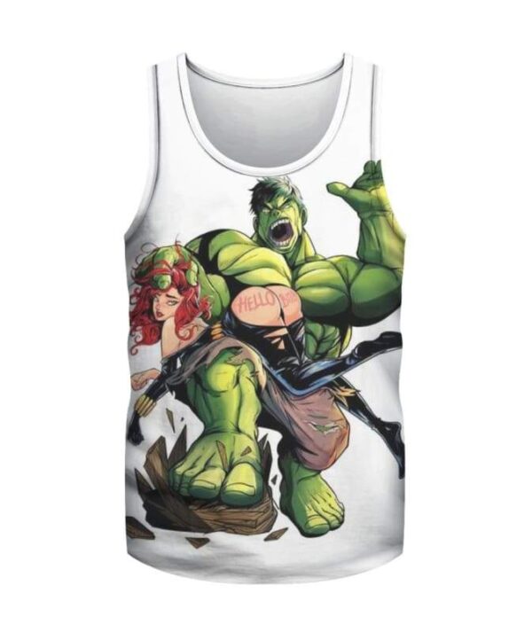 Hulk & Black Widow Sculaccia - All Over Apparel - Tank Top / S - www.secrettees.com