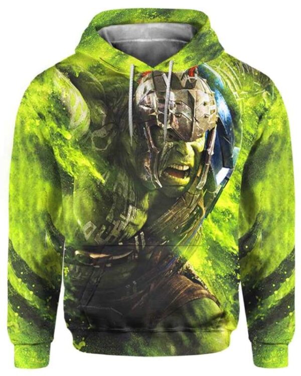 Hulk Ragnarok - All Over Apparel - Hoodie / S - www.secrettees.com