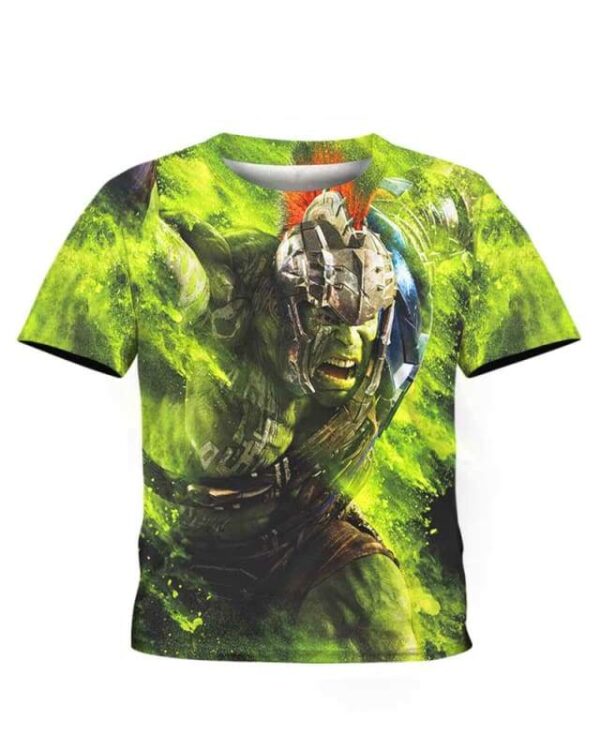 Hulk Ragnarok - All Over Apparel - Kid Tee / S - www.secrettees.com