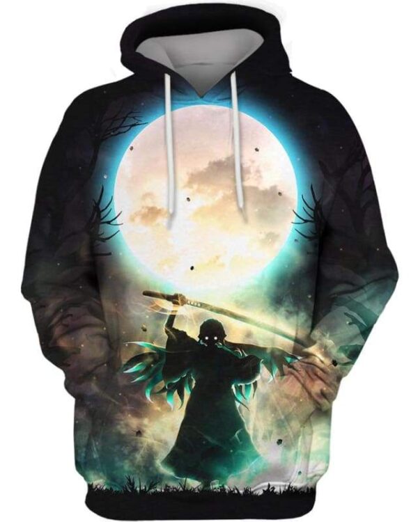 Illusion Of The Full Moon - All Over Apparel - Hoodie / S - www.secrettees.com