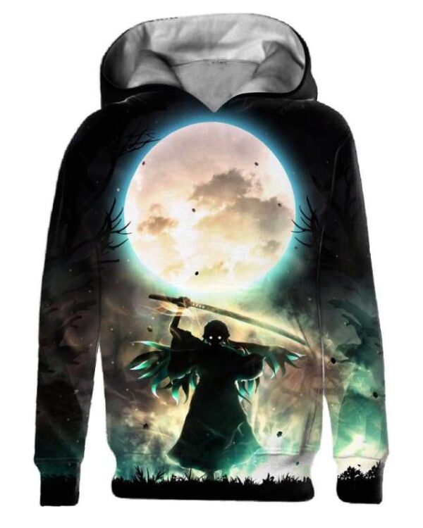 Illusion Of The Full Moon - All Over Apparel - Kid Hoodie / S - www.secrettees.com
