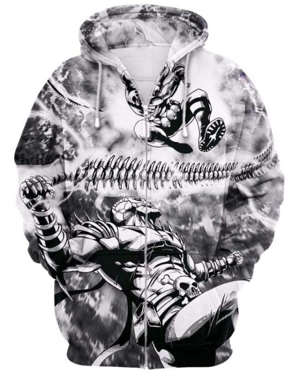 Illustration - All Over Apparel - Zip Hoodie / S - www.secrettees.com