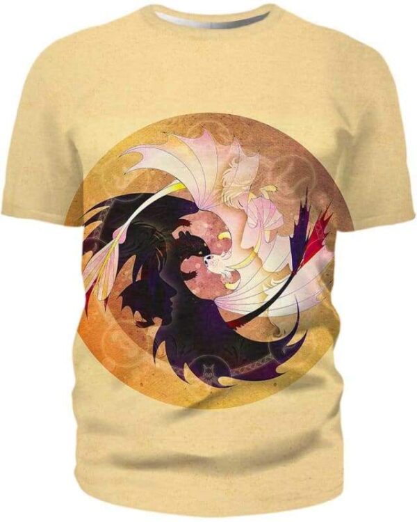In Love With A Light Fury - All Over Apparel - T-Shirt / S - www.secrettees.com