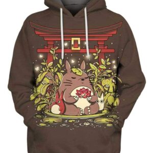 In Peace With the Nature - All Over Apparel - Hoodie / S - www.secrettees.com