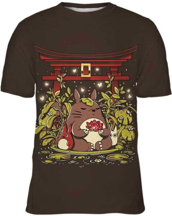 In Peace With the Nature - All Over Apparel - Kid Tee / S - www.secrettees.com