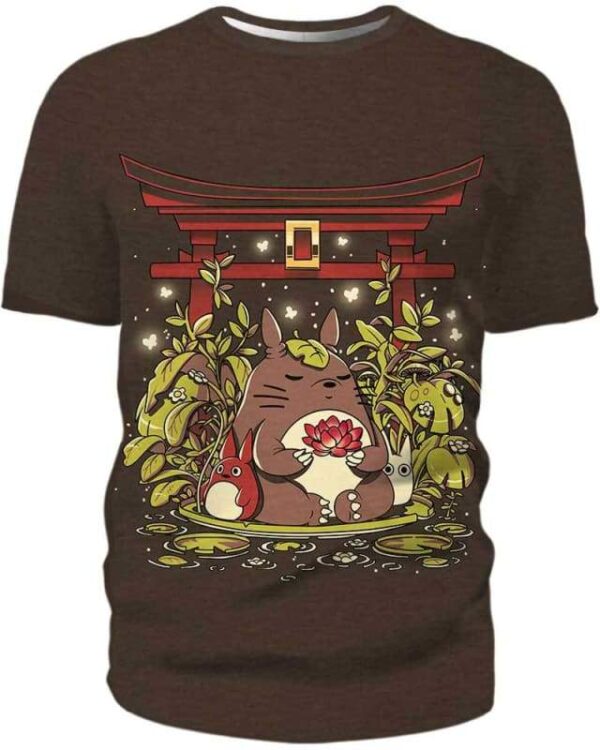 In Peace With the Nature - All Over Apparel - T-Shirt / S - www.secrettees.com