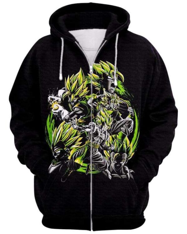 Instinct Transformation - All Over Apparel - Zip Hoodie / S - www.secrettees.com