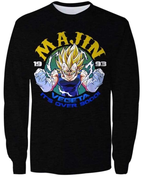 It’s Over 9000 - All Over Apparel - Sweatshirt / S - www.secrettees.com