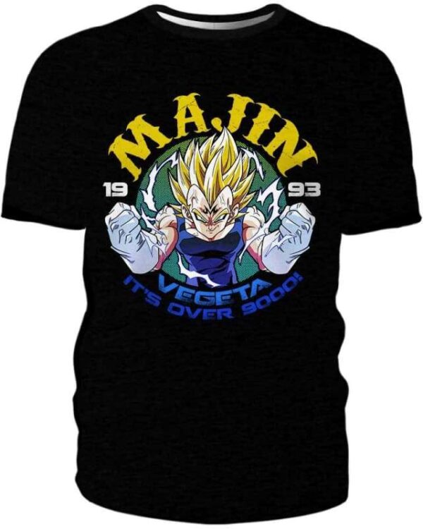 It’s Over 9000 - All Over Apparel - T-Shirt / S - www.secrettees.com