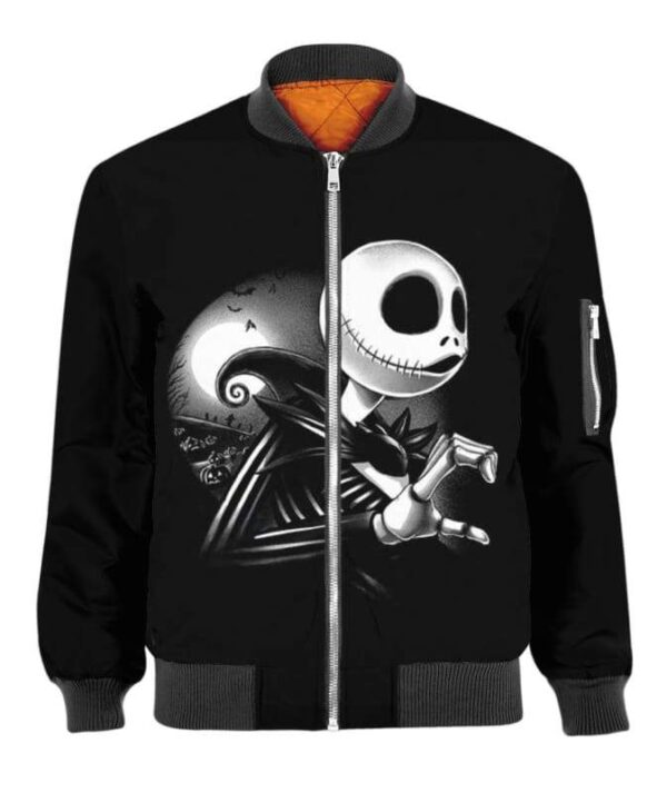 Jack Skellington - Sally Couple - All Over Apparel - Bomber / S - www.secrettees.com