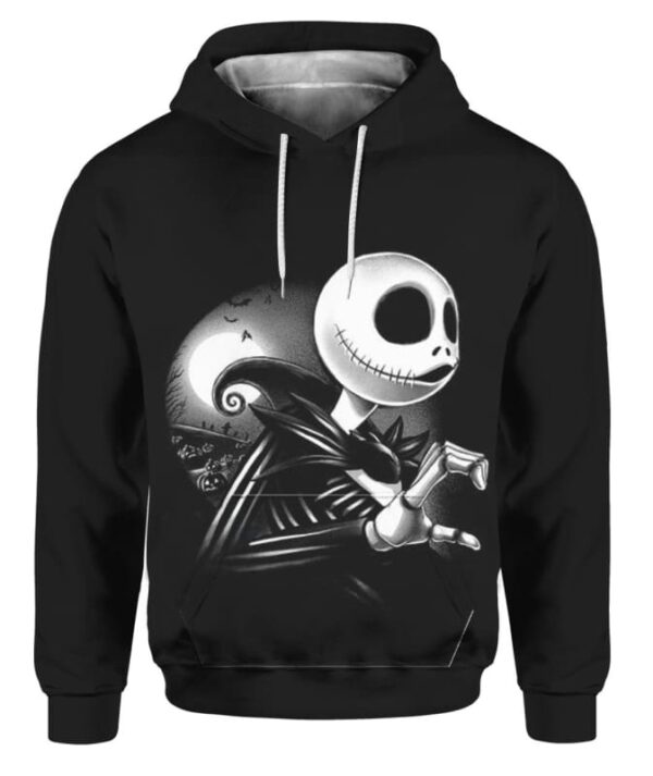 Jack Skellington - Sally Couple - All Over Apparel - Hoodie / S - www.secrettees.com