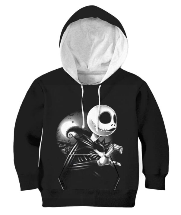 Jack Skellington - Sally Couple - All Over Apparel - Kid Hoodie / S - www.secrettees.com