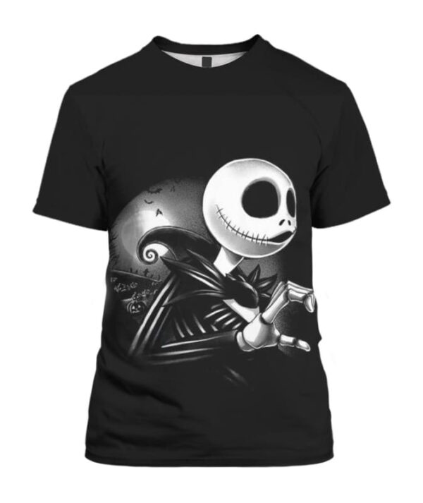 Jack Skellington - Sally Couple - All Over Apparel - T-Shirt / S - www.secrettees.com