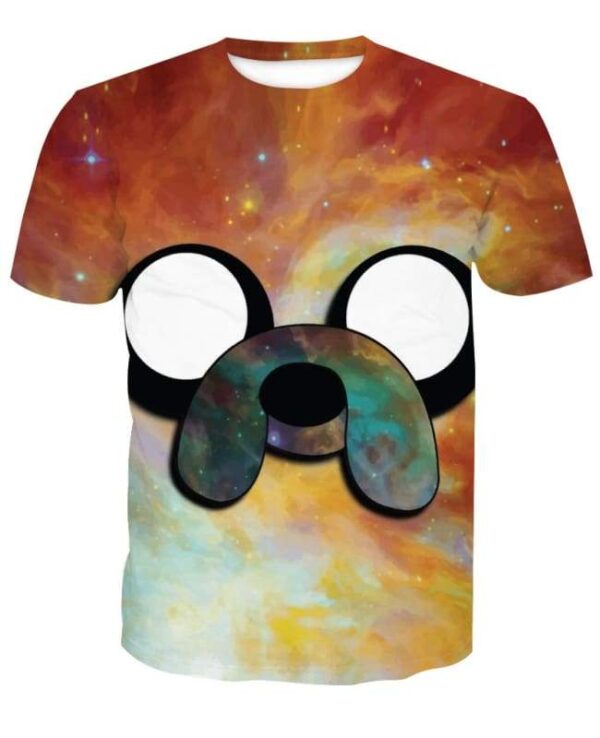 Jake the Dog Galaxy 3D T-shirt - All Over Apparel - T-Shirt / S - www.secrettees.com