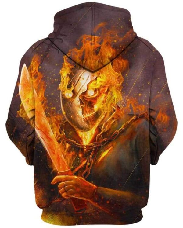 Jason And Ghost Rider - All Over Apparel - www.secrettees.com
