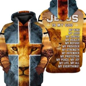 Jesus is my everything - All Over Apparel - Hoodie / S - www.secrettees.com