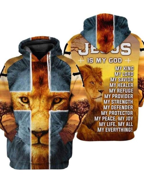 Jesus is my everything - All Over Apparel - Hoodie / S - www.secrettees.com