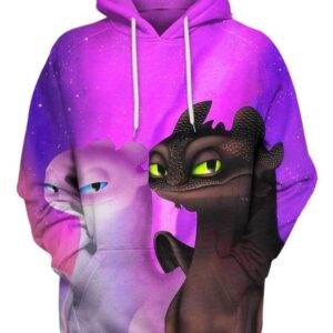 King And Queen Of Dragons - All Over Apparel - Hoodie / S - www.secrettees.com