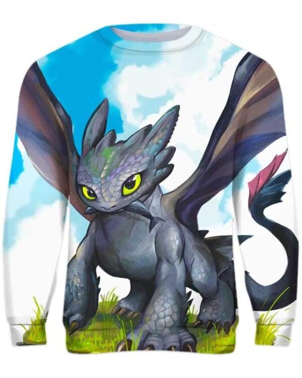 King Of Dragons - All Over Apparel - Sweatshirt / S - www.secrettees.com