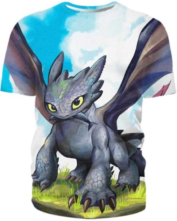 King Of Dragons - All Over Apparel - T-Shirt / S - www.secrettees.com