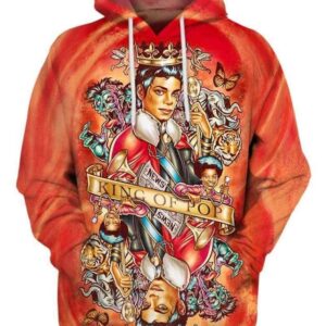 King Of Pop 60th Birthday - All Over Apparel - Hoodie / S - www.secrettees.com