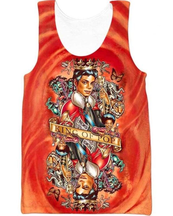 King Of Pop 60th Birthday - All Over Apparel - Tank Top / S - www.secrettees.com
