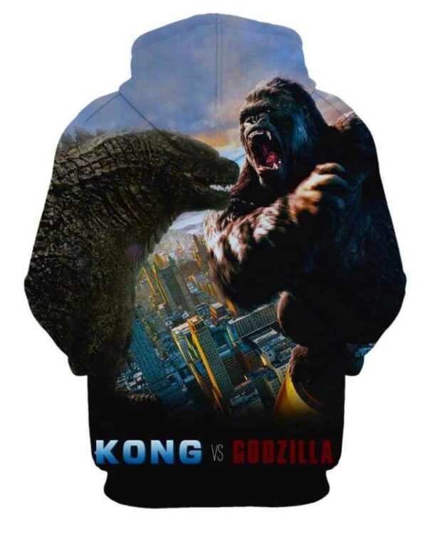 Kong vs Godzilla - All Over Apparel - www.secrettees.com