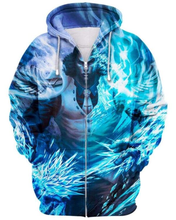 Let The Storm Rage On - All Over Apparel - Zip Hoodie / S - www.secrettees.com