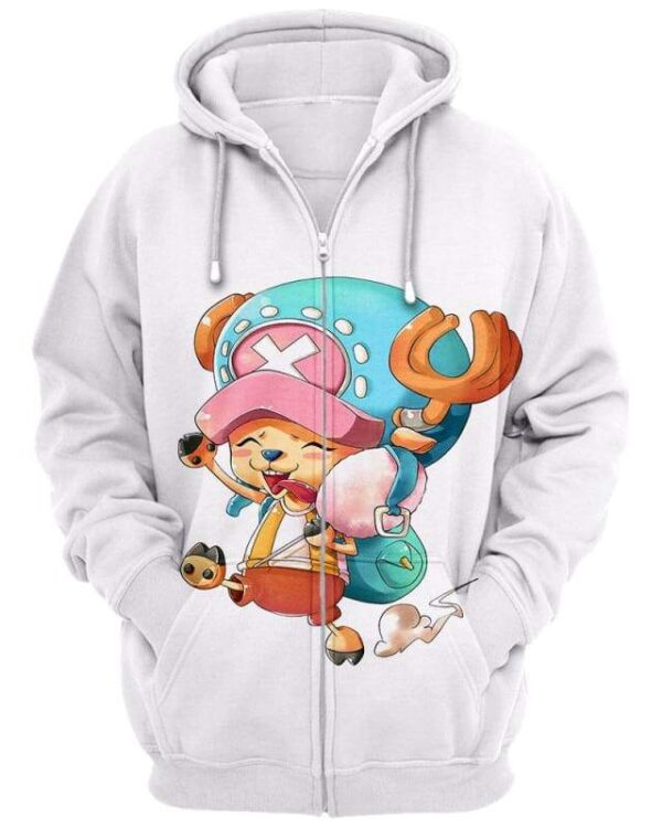 Little Chopper - All Over Apparel - Zip Hoodie / S - www.secrettees.com