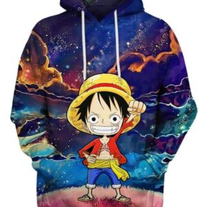 Little Luffy - All Over Apparel - Hoodie / S - www.secrettees.com